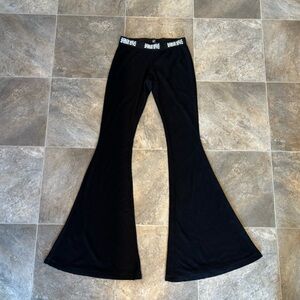 Black Flared Leg Warmers